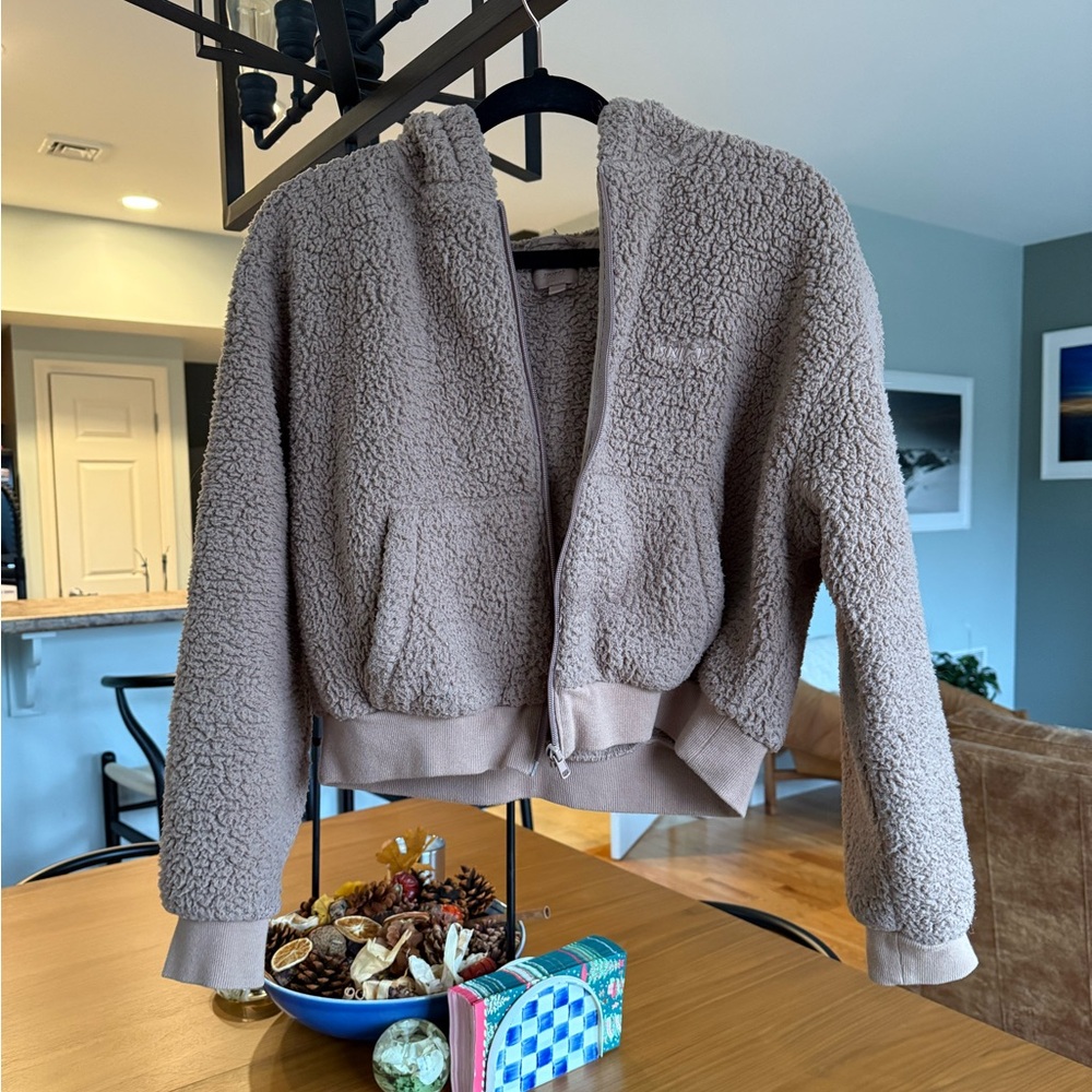 Skims zip up teddy